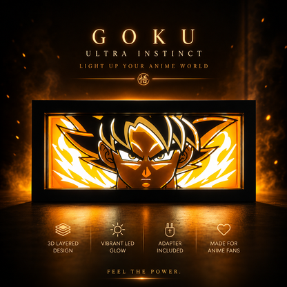 Ultra Instinct Goku Shadow Lightbox