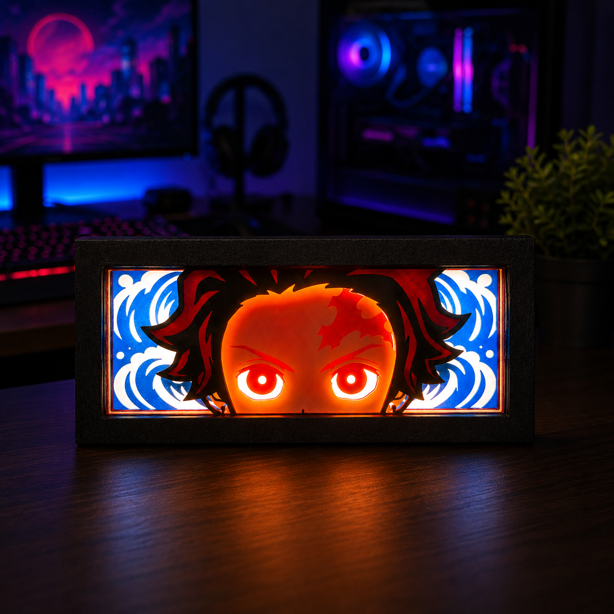 Tanjiro Shadow Lightbox